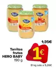 Carrefour Hero baby - tarritos frutas oferta