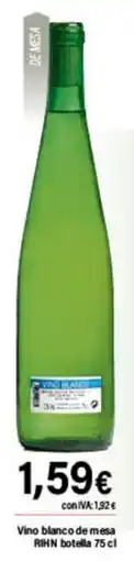 Cash Ifa RHIN Vino blanco de mesa oferta