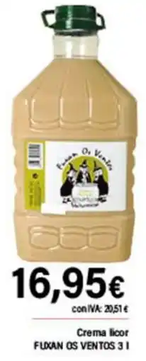 Cash Ifa FLIXAN OS VENTOS Crema licor oferta