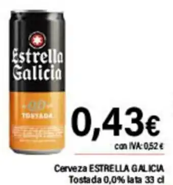 Cash Ifa ESTRELLA GALICIA Cerveza Tostada 0,0% oferta