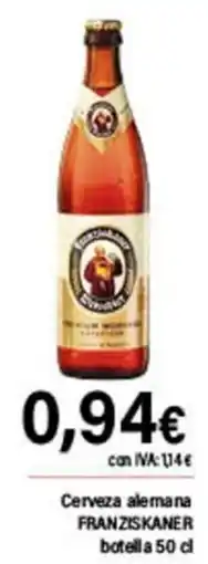 Cash Ifa FRANZISKANER Cerveza alemana oferta