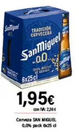 Cash Ifa SAN MIGUEL Cerveza 0,0% oferta