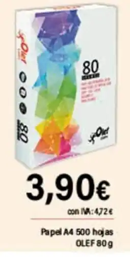 Cash Ifa OLEF Papel A4 500 hojas oferta
