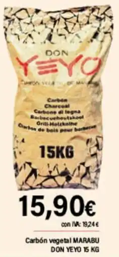 Cash Ifa DON YEYO Carbón vegetal marabu oferta