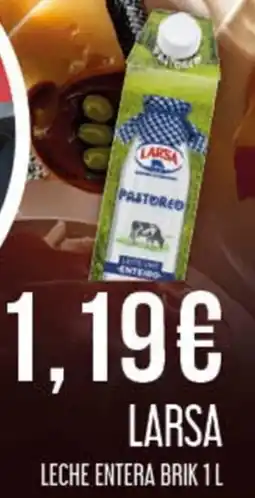 Claudio LARSA Leche entera brik oferta