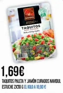 Claudio NAVIDUL Taquitos paleta y jamón curados estuche oferta
