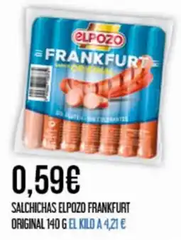 Claudio ELPOZO Salchichas frankfurt original oferta