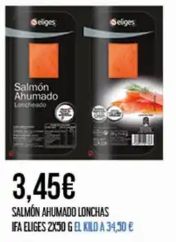 Claudio IFA ELIGES Salmón ahumado lonchas oferta