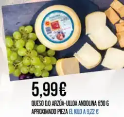 Claudio Queso d.o arzúa-ulloa andolina 650 g aproximado pieza el oferta