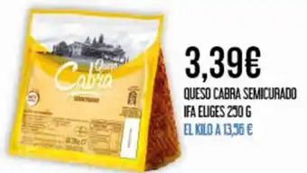 Claudio IFA ELIGES Queso cabra semicurado oferta