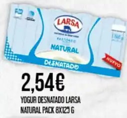 Claudio LARSA Yogur desnatado natural oferta