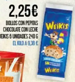 Claudio WEIKIS Bollos con pepitas chocolate con leche oferta