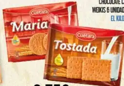 Claudio CUÉTARA Galletas maría o tostada oferta
