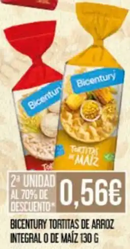 Claudio BICENTURY Tortitas de arroz integral o de maíz oferta