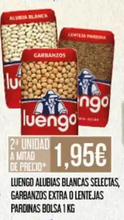 Claudio LUENGO Alubias blancas selectas, garbanzos extra o lentejas pardinas oferta
