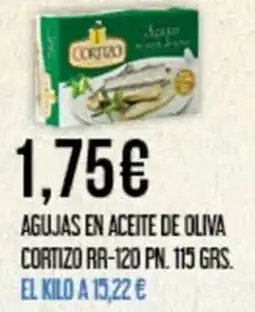 Claudio CORTIZO Agujas en aceite de oliva rr-120 pn oferta