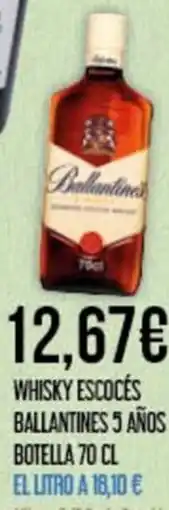 Claudio BALLANTINES Whisky escocés 5 años oferta