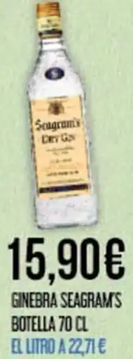 Claudio SEAGRAM'S Ginebra oferta