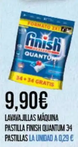 Claudio FINISH Lavavajillas máquina pastilla quantum 34 pastillas oferta