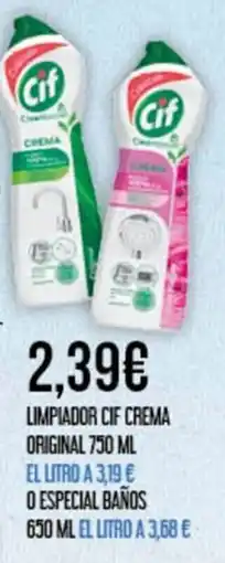 Claudio CIF Limpiador crema original o especial banos oferta