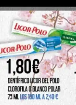 Claudio LICOR DEL POLO Dentifrico clorofila o blanco polar oferta