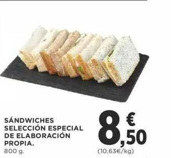 Supercor Sándwiches Selección Especial De Elaboración Propia oferta