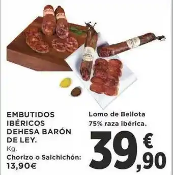 Supercor Embutidos Ibéricos Dehesa Barón De Ley oferta