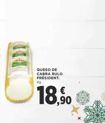 Supercor Queso De Cabra Rulo Président oferta