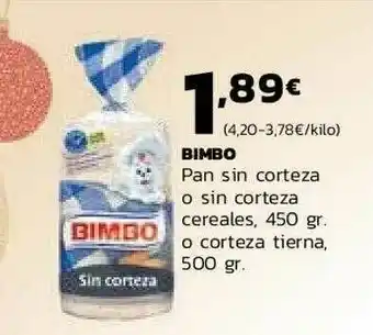 Supermercados Lupa Bombo Pan Sin Corteza O Sin Corteza Cerales O Corteza Tierna oferta