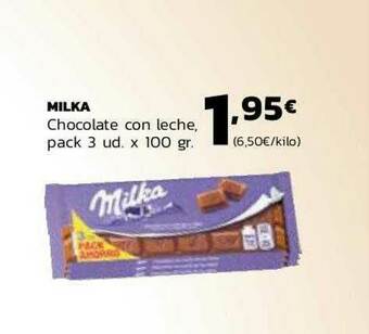 Supermercados Lupa Milka Chocolate Con Leche oferta