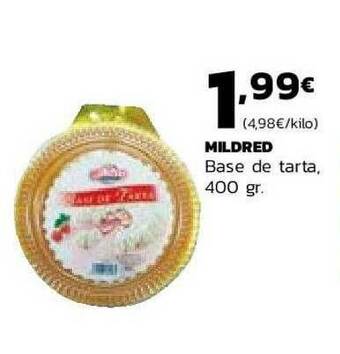 Supermercados Lupa Mildred Base De Tarta oferta