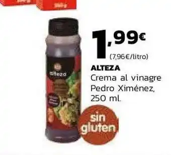 Supermercados Lupa Alteza Crema Al Vinagre Pedro Ximénez oferta