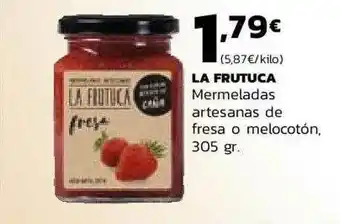 Supermercados Lupa La Frutuca Mermladas Artesanas De Fresa O Melocotón oferta