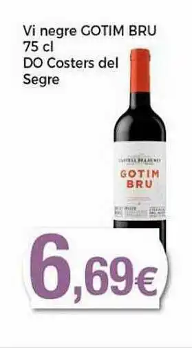 Keisy Vi Negre Gotim Bru 75 Cl Do Costers Del Segre oferta