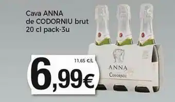 Keisy Cava Anna De Codorniiu Brut oferta