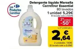 Carrefour Market Marsella - detergente líquido essential oferta