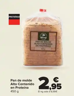 Carrefour Pan de molde Alto Contenido en Proteína oferta