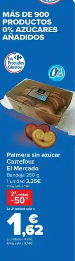 Carrefour Palmera sin azúcar Carrefour El Mercado oferta