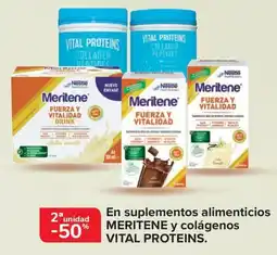 Carrefour En suplementos alimenticios meritene y colágenos vital proteins oferta