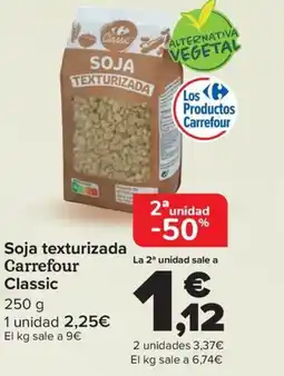 Carrefour Soja texturizada Carrefour Classic oferta