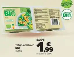 Carrefour Tofu Carrefour BIO oferta
