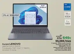 El Corte Inglés LENOVO Portàtil oferta