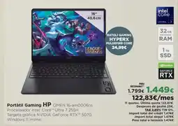 El Corte Inglés HP Portátil Gaming oferta