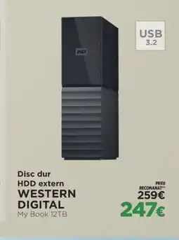El Corte Inglés WESTERN DIGITAL Disc dur HDD extern oferta
