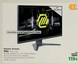 El Corte Inglés MSI Monitor Gaming oferta