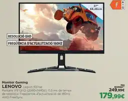 El Corte Inglés LENOVO Monitor Gaming oferta