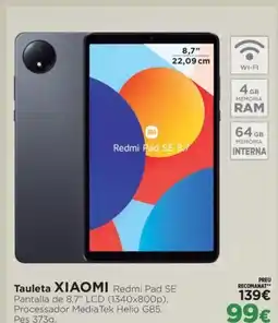 El Corte Inglés XIAOMI Tauleta oferta