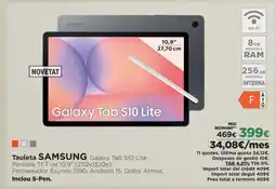 El Corte Inglés SAMSUNG Tauleta oferta