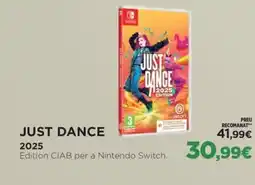 El Corte Inglés Just dance 2025 oferta