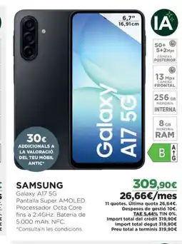 El Corte Inglés SAMSUNG Galaxy A17 5G oferta